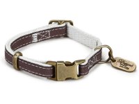 Designed by Lotte Virante Hundehalsband braun 26-40 cm