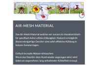 Curli Vest Geschirr Air-Mesh rot 2XS