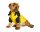Urban Pup Regenjacke schwarz/gelb M